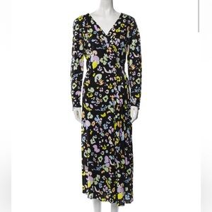 STINE GOYA Floral Print Midi Dress -Large